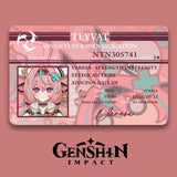 Genshin Impact Adventurer Card