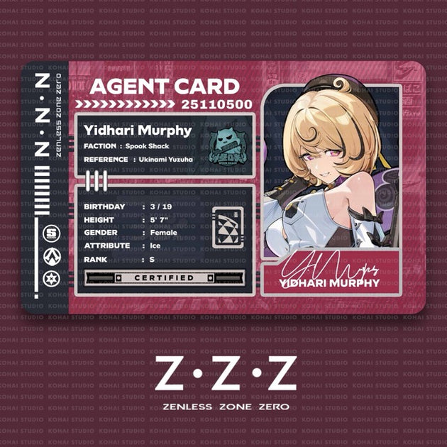 Zenless Zone Zero Agent Card