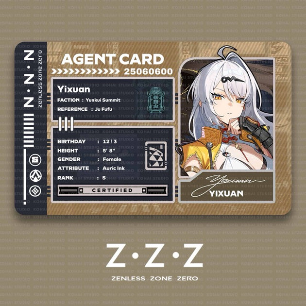 Zenless Zone Zero Agent Card