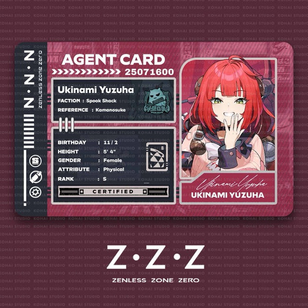 Zenless Zone Zero Agent Card