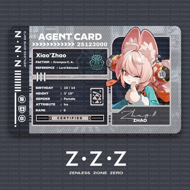 Zenless Zone Zero Agent Card