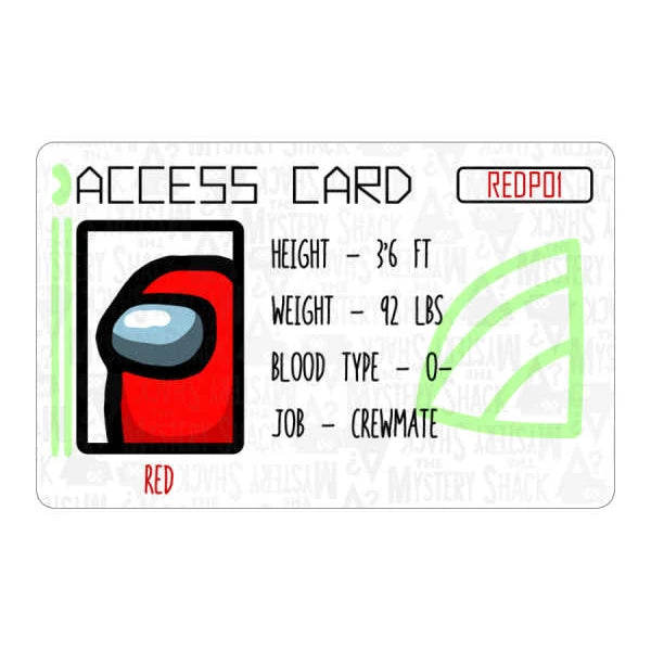 Among Us Access Card