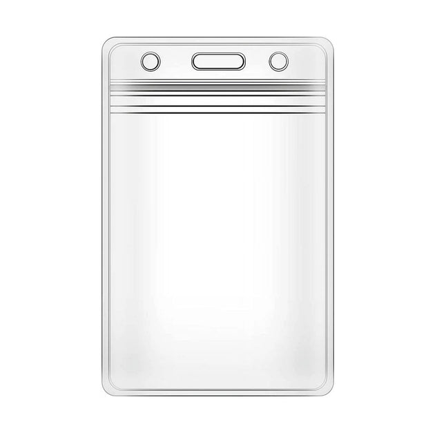 Clear Plastic Waterproof ID Holder