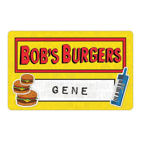 Bob's Burgers - Name Tag ID Cards
