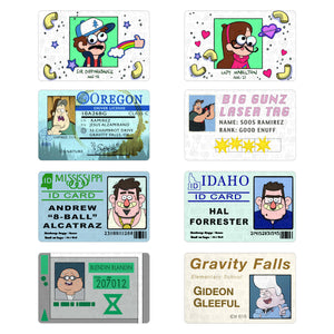 Gravity Falls ID Cards