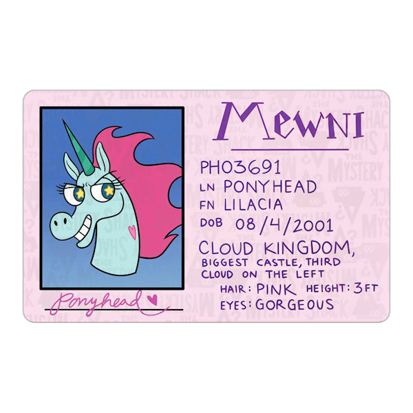 Pony Head ID Card