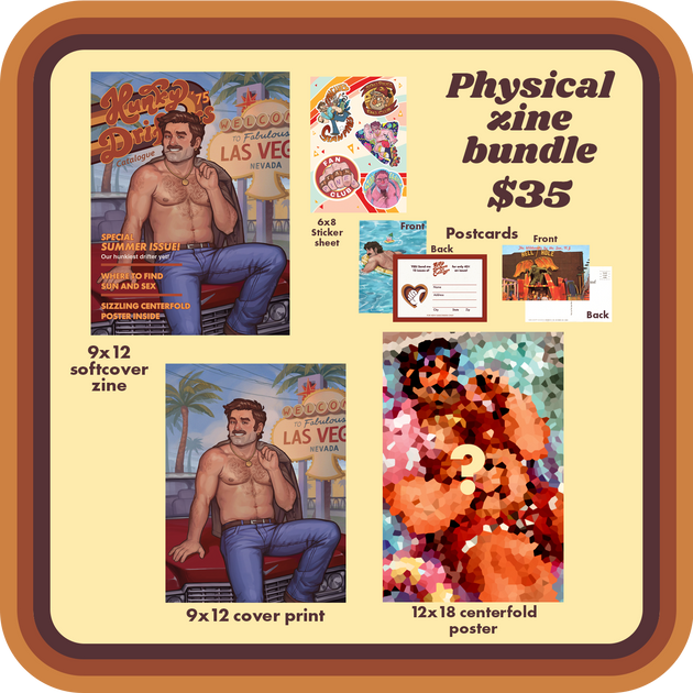 Hunky Drifters Catalogue - Charity Zine
