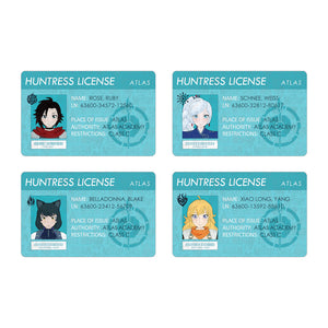 RWBY Huntress Licenses