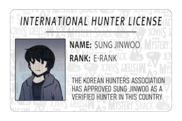Solo Leveling Hunter License
