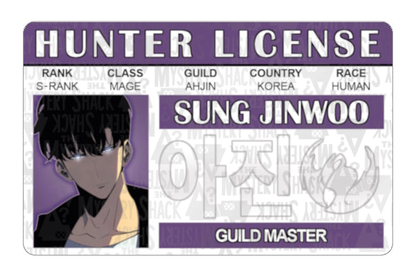 Hunter License - Solo Leveling - TheMysteryShack