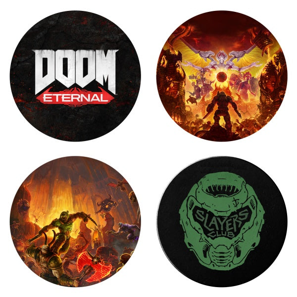 Doom Coaster Slayers Club Coaster Set - DOOM - TheMysteryShack
