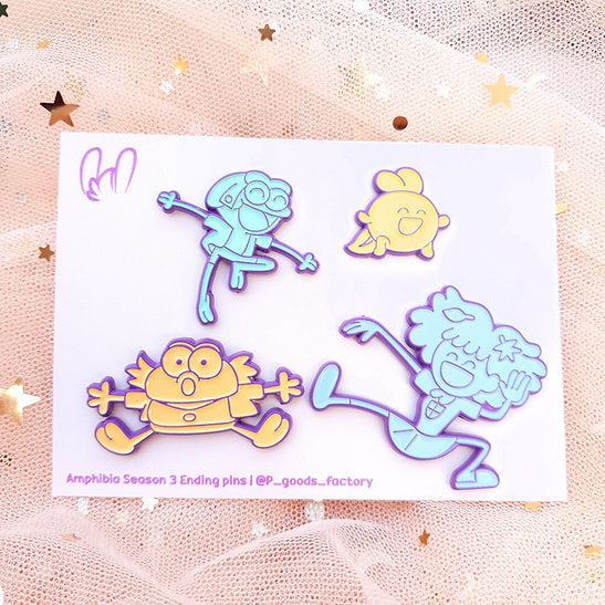 S3 Ending Pin Set - Amphibia - TheMysteryShack
