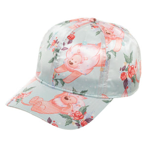 Flowery Lion Satin Hat
