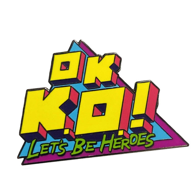OK K.O. Logo Pin