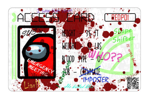 Among Us Access Card Among Us Access Card