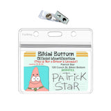 Clear Plastic Waterproof ID Holder w/ Badge Clip