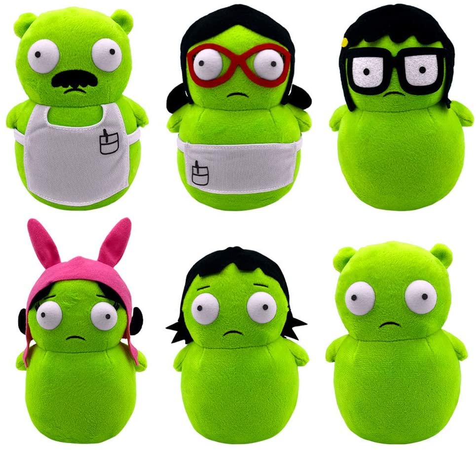 Kidrobot X Bob's Burger Kuchi Kopi 7 Inch Glow In The Dark Medium Figure Green Kittlcg005gid - View #11