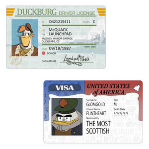 DuckTales ID Cards