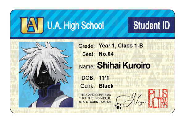 UA Student IDs - Class 1-B