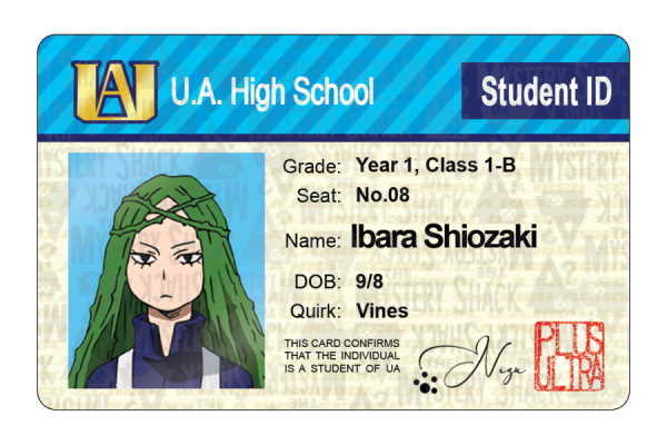 UA Student IDs - Class 1-B