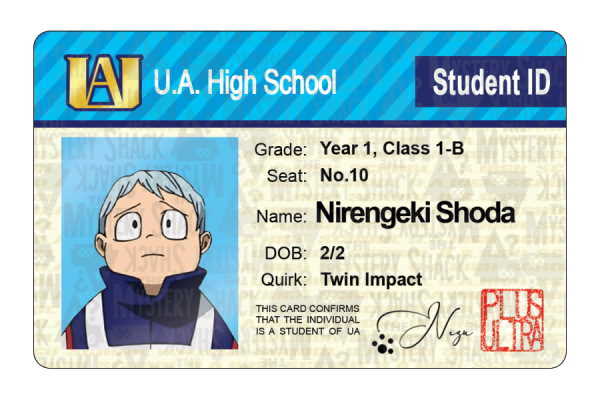 UA Student IDs - Class 1-B