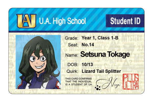 UA Student IDs - Class 1-B