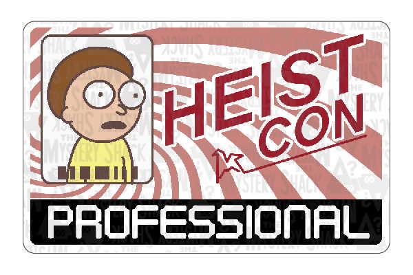 Heist Con Professional ID Card