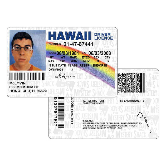 McLovin's License